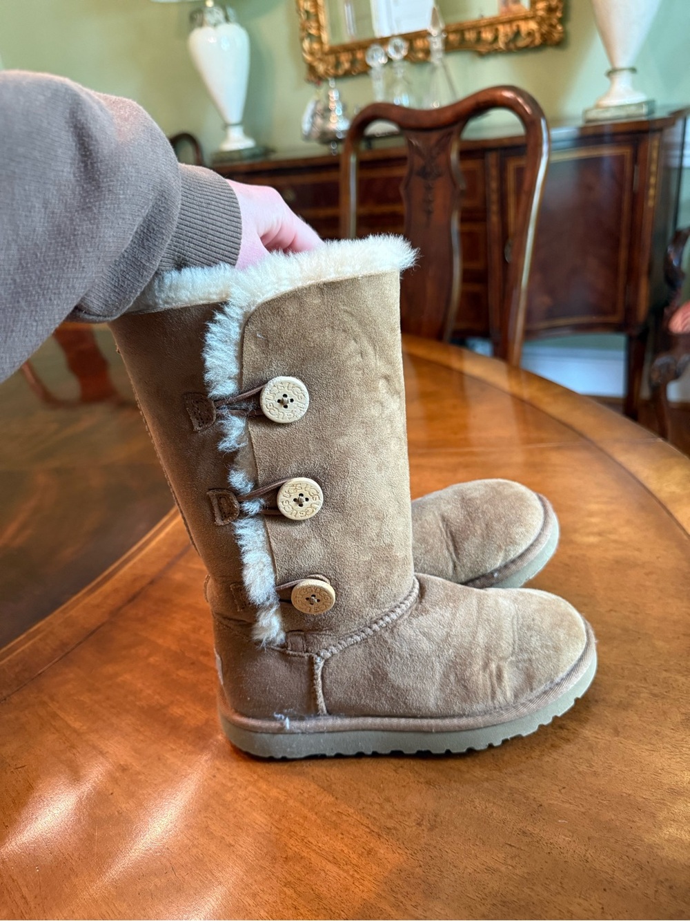 Girls Ugg Bailey Button Boots